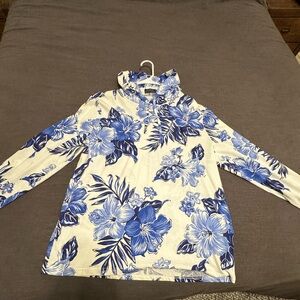 Brand new polo floral pullover